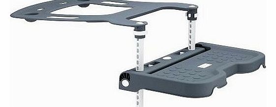 [KneeGuardKids ?] Child Car Seat Footrest and Booster Seat Footrest (Gray)